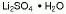 Lithium sulfate monohydrate