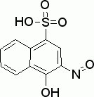 4 -羟基- 3 -亚硝基- 1 -萘酸