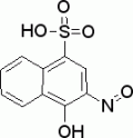 4 -羟基- 3 -亚硝基- 1 -萘酸