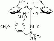 氯化[[1,3-双(2,6-二异丙基苯基)咪唑-2-亚基](N,N-二甲基-3,5-二甲氧苄胺基)钯(II)]