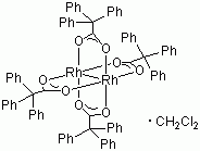 四(三苯基乙酸)二铑(II)二氯甲烷加合物