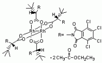 四[N-四氯邻苯二甲酰基-(S)-叔亮氨酸基]二铑双(乙酸乙酯)加合物