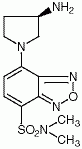 (R)-(-)-4-(N,N-二甲氨基磺酰)-7-(3-氨基吡咯烷-1-基)-2,1,3-苯并恶二唑