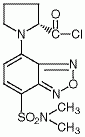 (R)-(+)-4-(N,N-二甲氨基磺酰)-7-(2-氯甲酰四氢吡咯-1-基)-2,1,3-苯并恶二唑