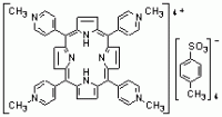 TMPyP[=α,β,γ,δ-四(1-甲基吡啶嗡-4-基)卟吩对甲苯磺酸盐][铜和镁用超高灵敏分光光度试剂]