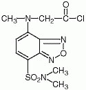 4-(N,N-二甲基氨磺酰)-7-(N-氯甲酰甲基-N-甲4-(N,N-二甲氨基磺酰)-7-氟-2,1,3-苯并恶二唑