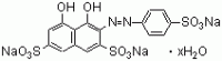 2-(4-磺基苯偶氮）-1，8-二羟基-3，6-萘二磺酸三钠盐水合物