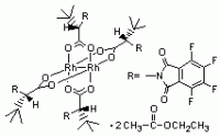 四[N-四氟邻苯二甲酰基-(S)-叔亮氨酸基]二铑双(乙酸乙酯)加合物