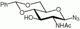 2-乙酰氨基-4,6-O-苯亚甲基-2-脱氧-β-D-吡喃葡萄糖酰基叠氮化物
