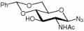 2-乙酰氨基-4,6-O-苯亚甲基-2-脱氧-β-D-吡喃葡萄糖酰基叠氮化物