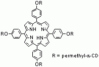 5,10,15,20-四[4-(全-O-甲基-α-环糊精基-6-氧基)苯基]-21H,23H-卟吩