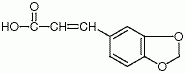 3,4-(亚甲二氧)肉桂酸