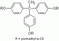 1,1,1-三[4-(全-O-甲基-α-环糊精基-6-氧基)苯基]乙烷