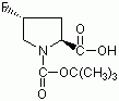 (2S,4R)-N-(叔丁氧基羰基)-反式-4-氟-L-脯氨酸