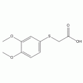 2-(3,4-二甲氧基苯基硫代)乙酸