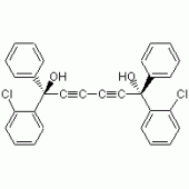 (-)-1,6-双(2-氯苯基)-1,6-二苯基-2,4-己二炔-1,6-二醇[旋光拆分]