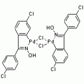 二-μ-氯双[5-氯-2-[(4-氯苯基)(肟基)甲基]苯基]钯(II)二聚体