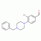 4-(4-Benzyl-1-piperazino)-3-bromo-benzaldehyde