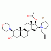 1-[17B-(Acetyloxy)-3a-hydroxy-2B-(4-morpholinyl)-5a-androstan-16B-yl]-1-(2-propenyl)pyrrolidiniumbromide
