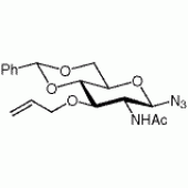 2-乙酰氨基-3-O-烯丙基-4,6-O-苯亚甲基-2-脱氧-β-D-吡喃葡萄糖酰基叠氮化物