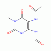 5-乙酰氨基-6-甲酰基氨基-3-甲基脲嘧啶