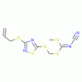 [(3-Allylthio-1,2,4-thiadiazol-5-ylthio)methyl]methyl cyanocarbonimidodithioate