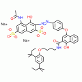 ACETAMIDO((DI-T-C5H11C6H5OC4H8NHCO)(OH)- C10H5O)C6H4AZO)OH-C10H3DISO3NA