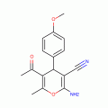 5-ACETYL-2-AMINO-4-(4-METHOXYPHENYL)-6-M ETHYL-4H-PYRAN-3-CARBONITRILE, 98%