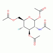 2-Acetamido-4-fluoro-1,3,6-tri-O-acetyl-2,4-dideoxy-D-glucopyranose