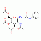 O-(2-Acetamido-3,4,6-tri-O-acetyl-D-glucopyranosylidene)amino N-phenyl Carbamate (E/Z Mixture)