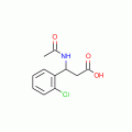N-Acetyl-2-(2-chlorophenyl)-DL-beta-alanine