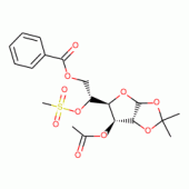 3-O-ACETYL-6-O-BENZOYL-5-O-(ME-SO2)-1,2- O-ISOPROPYLIDENE-A-D-GLUCOFURANOSE, 97%