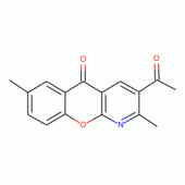 3-ACETYL-2,7-DIMETHYL-5H-(1)BENZOPYRANO- (2,3-B)PYRIDIN-5-ONE, TECH., 90%
