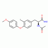 N-Acetyl-3-iodo-4-(4-methoxyphenoxy)-L-phenylalanine Amide