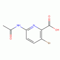 6-乙酰氨基-3-溴-2-甲酸吡啶