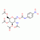 O-(2-Acetamido-2-deoxy-3,4,6-tri-o-acetyl-D-glucopyranosylidene)amino N-(4-nitrophenyl)carbamate