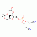 4-O-Acetyl-2,5-anhydro-1,3-O-isopropylidene-6-[bis(2-cyanoethyl)phosphoryl]-D-glucitol