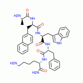 D-ALA-B-(2-NAPHTHYL)-D-ALA-TRP-D-PHE-LYS  AMIDE