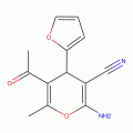5-ACETYL-2-AMINO-4-(2-FURANYL)-6-METHYL- 4H-PYRAN-3-CARBONITRILE