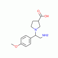 1-[2-Amino-1-(4-methoxy-phenyl)-ethyl]-pyrrolidine-3-carboxylic acid