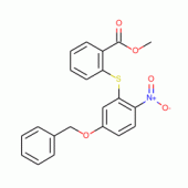 4-Benzyloxy-2-(2’-carbomethoxy)thiophenylnitrobenzene