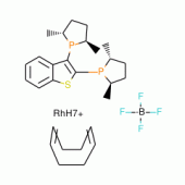 (-)-2,3-Bis((2R,5R)-2,5-dimethylphospholano)benzo[b]thiophene(1,5-cyclooctadiene)rhodium(I)tetrafluoroborate