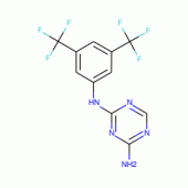 2-Amino-4-[3,5-bis(trifluoromethyl)phenyl]-amino-1,3,5-triazine