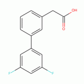 3-Biphenyl-3',5'-difluoro-acetic acid