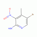 2-Amino-5-bromo-4-methyl-3-nitropyridine 98%