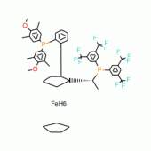 (R)-(+)-1-{(R)-2-[2'-Bis(3,5-dimethyl-4-methoxyphenyl)phosphinophenyl)ferrocenyl]ethylbis(di-3,5-trifluoromethylphenyl)phosphine,min.97%