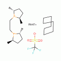 (+)-1,2-Bis[(2R,5R)-dimethylphospholano)ethane(cyclooctadiene]rhodium(I) triflate
