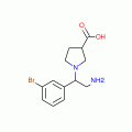 1-[2-Amino-1-(3-bromo-phenyl)-ethyl]-pyrrolidine-3-carboxylic acid