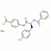 N-BENZOYL-L-TYROSYL-P-AMINOBENZOIC ACID SODIUM