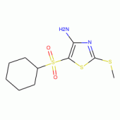 4-Amino-5-(cyclohexylsulfonyl)-2-methylthiothiazole